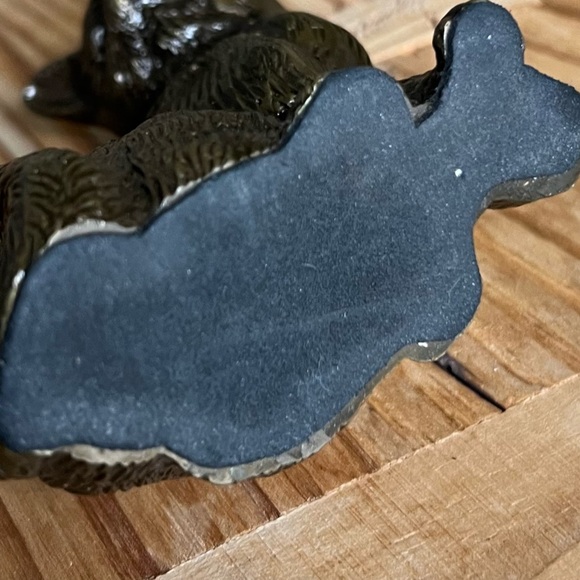 Vintage Brass Cat Kitten Figurine Statue Feline Animal Patina Detailed 4" tall - Picture 5 of 6